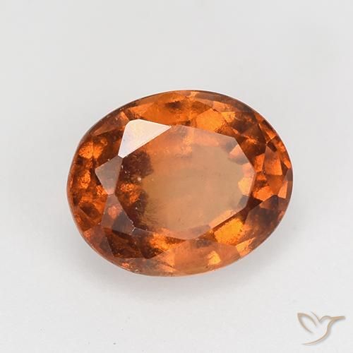 9,17 ctw natürlicher tieforange Hessonit-Granat, Oval, VS
