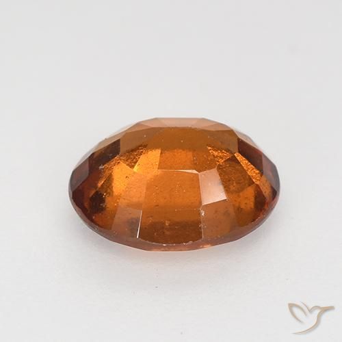 9,17 ctw natürlicher Mitteldunkles Orange Hessonit-Granat, Oval, VS