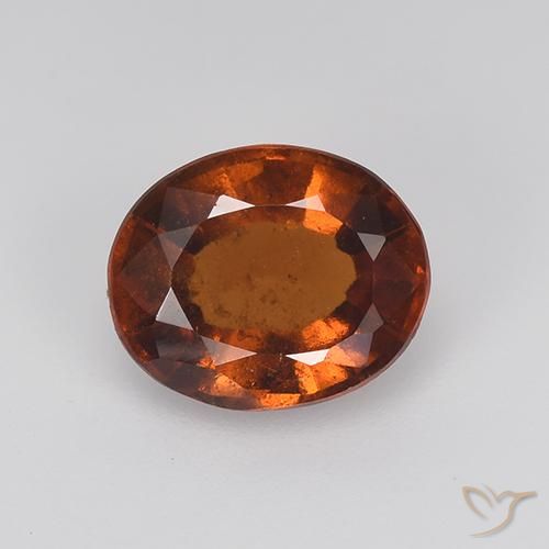 2.72ct Natürlicher rötlich-braun Hessonit-Granat, Oval, VS-SI