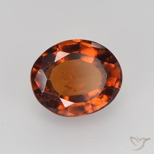 9,17 ctw natürlicher Amber Orange Hessonit-Granat, Oval, VS