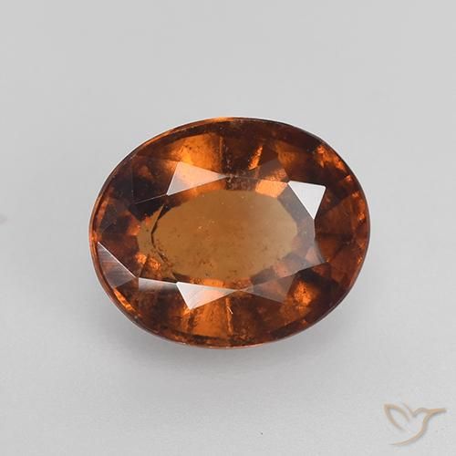 9,17 ctw natürlicher Orangenbraun Hessonit-Granat, Oval, VS-SI