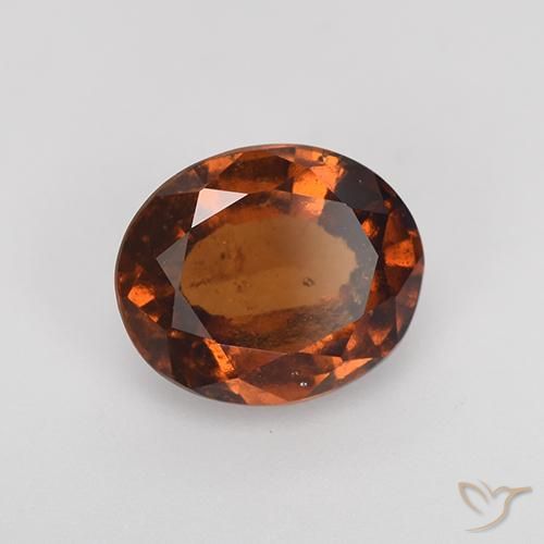 9,17 ctw natürlicher Amber Orange Hessonit-Granat, Oval, VS-SI