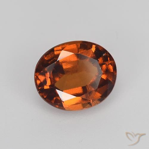 9,17 ctw natürlicher Amber Orange Hessonit-Granat, Oval, VVS-VS