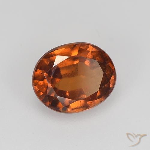 9,17 ctw natürlicher Amber Orange Hessonit-Granat, Oval, VVS-VS