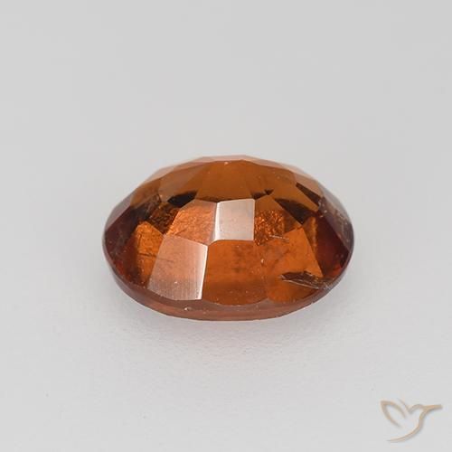 9,17 ctw natürlicher Dunkelorange Hessonit-Granat, Oval, VS-SI