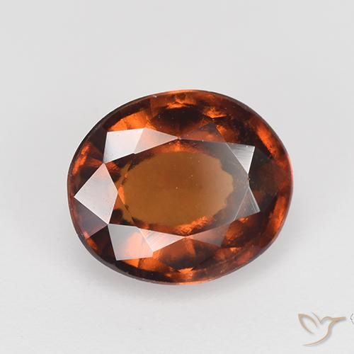 9,17 ctw natürlicher rötlich-orange Hessonit-Granat, Oval, VS