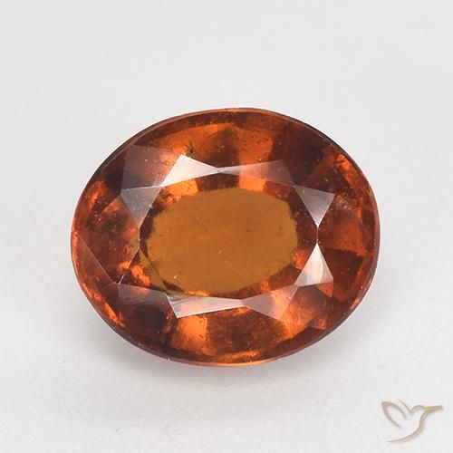 2.60ct Natürlicher Amber Orange Hessonit-Granat, Oval, VS-SI