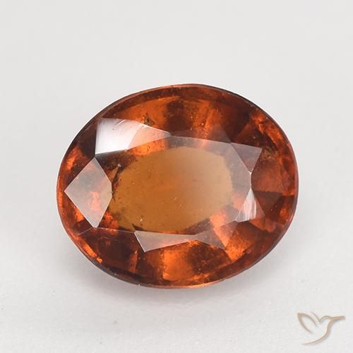 9,17 ctw natürlicher Amber Orange Hessonit-Granat, Oval, VS-SI