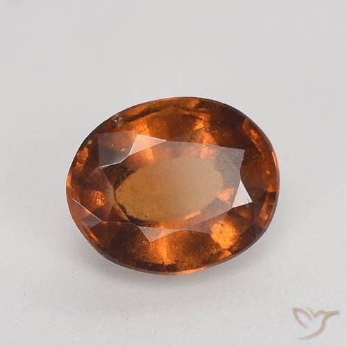 9,17 ctw natürlicher rötlich-orange Hessonit-Granat, Oval, VS-SI