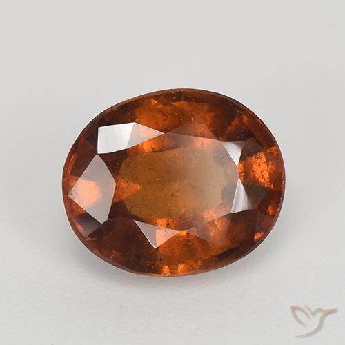 9,17 ctw natürlicher Amber Orange Hessonit-Granat, Oval, VS-SI