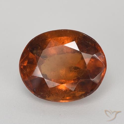 9,17 ctw natürlicher tieforange Hessonit-Granat, Oval, VS-SI