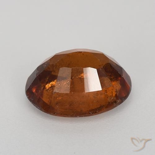 9,17 ctw natürlicher tieforange Hessonit-Granat, Oval, VS-SI