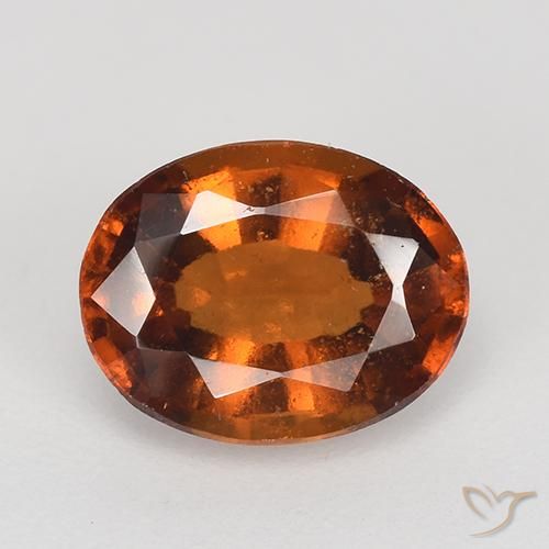 2.37ct Natürlicher tieforange Hessonit-Granat, Oval, VS-SI