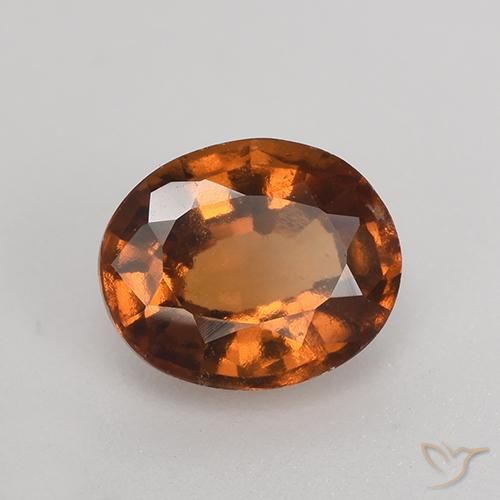 9,17 ctw natürlicher Mitteldunkles Orange Hessonit-Granat, Oval, VS