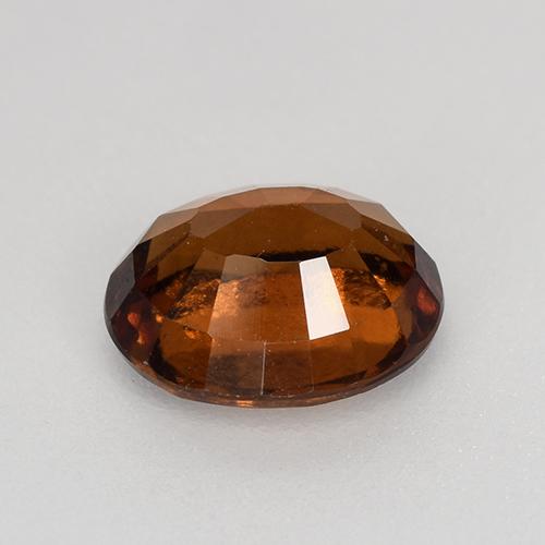 1,54 ctw natürlicher orangefarbener Hessonit, Oval Schliff, VS-SI