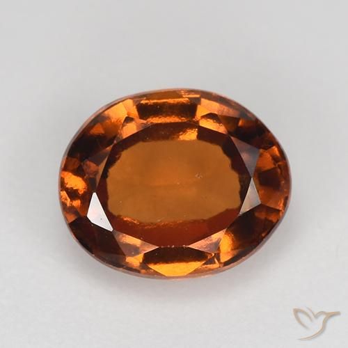 1.68ct Natürlicher Amber Orange Hessonit-Granat, Oval, VS