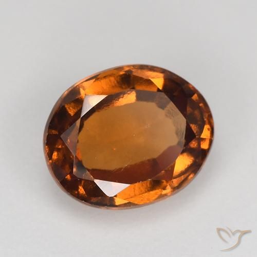 9,17 ctw natürlicher Amber Orange Hessonit-Granat, Oval, VS