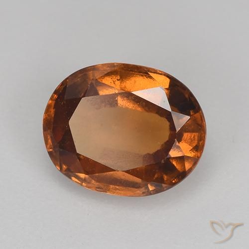 9,17 ctw natürlicher Mittelorange Hessonit-Granat, Oval, VS