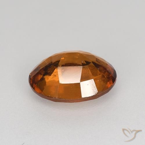 9,17 ctw natürlicher Mitteldunkles Orange Hessonit-Granat, Oval, VS