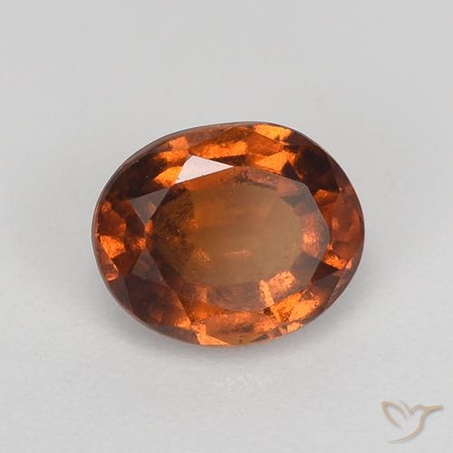 9,17 ctw natürlicher tieforange Hessonit-Granat, Oval, VS