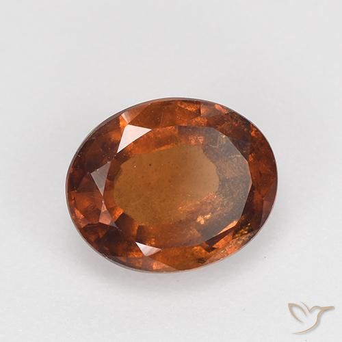 9,17 ctw natürlicher Amber Orange Hessonit-Granat, Oval, VS-SI