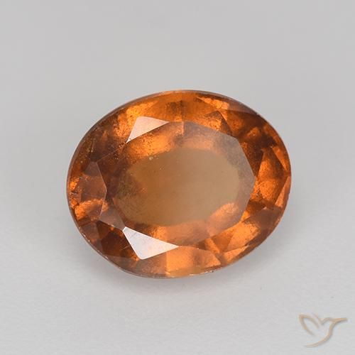 9,17 ctw natürlicher tieforange Hessonit-Granat, Oval, VS-SI