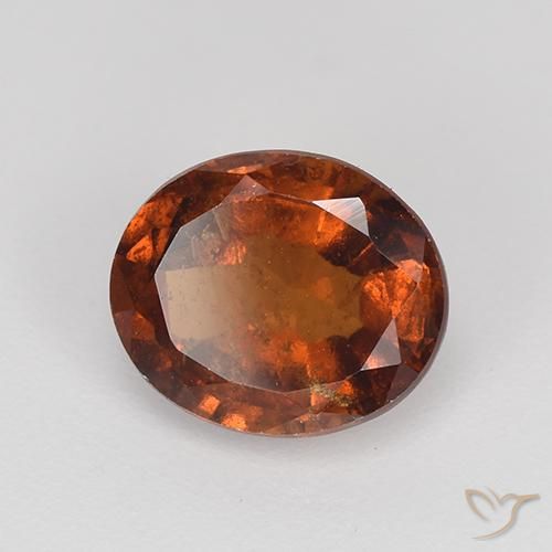 9,17 ctw natürlicher rötlich-orange Hessonit-Granat, Oval, VS-SI
