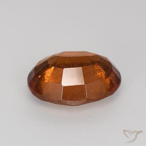9,17 ctw natürlicher rötlich-orange Hessonit-Granat, Oval, VS-SI