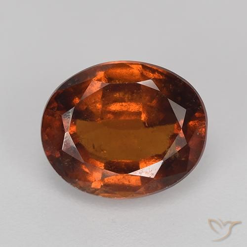 2.83ct Natürlicher tieforange Hessonit-Granat, Oval, VS-SI