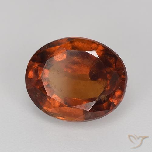 9,17 ctw natürlicher tieforange Hessonit-Granat, Oval, VS-SI