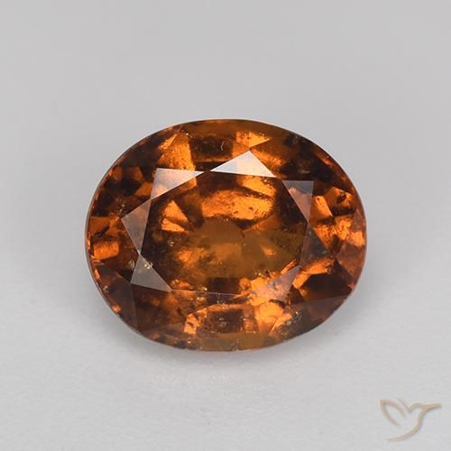 2.07ct Natürlicher Amber Orange Hessonit-Granat, Oval, VS-SI