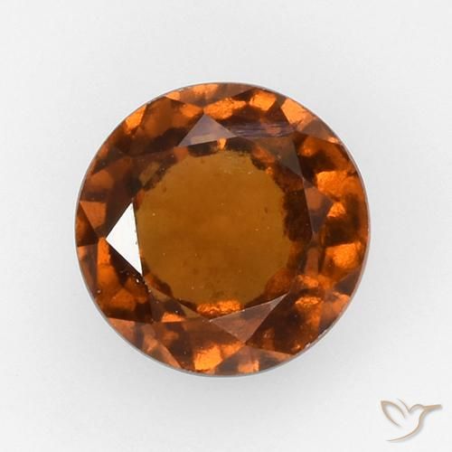 9,17 ctw natürlicher Amber Orange Hessonit-Granat, Rund Schliff, VS