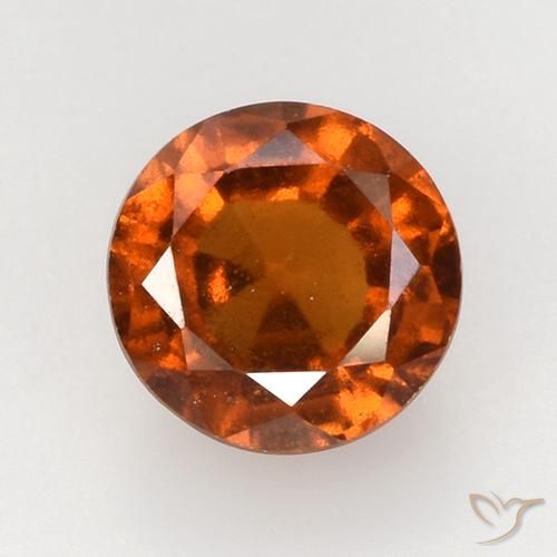 2.24ct Natürlicher Mittelorange Hessonit-Granat, Runden, VS