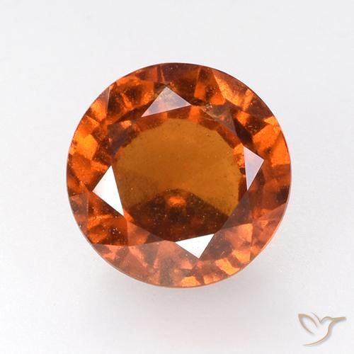 2.71ct Natürlicher Mittelorange Hessonit-Granat, Runden, VS
