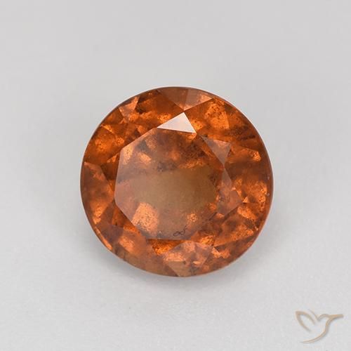 9,17 ctw natürlicher Amber Orange Hessonit-Granat, Runden, VS-SI