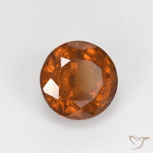 9,17 ctw natürlicher rötlich-orange Hessonit-Granat, Runden, VS-SI