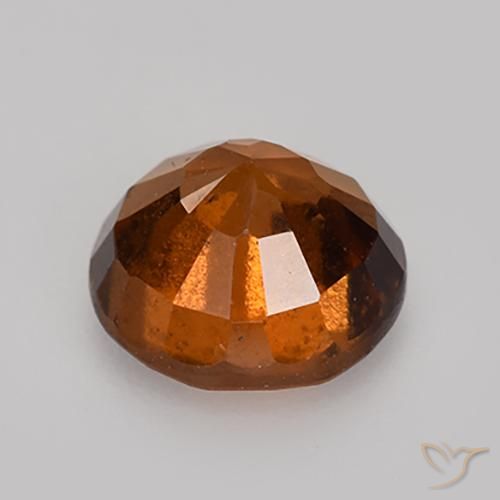 9,17 ctw natürlicher rötlich-orange Hessonit-Granat, Runden, VS
