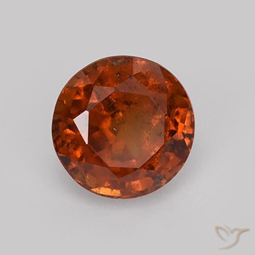 9,17 ctw natürlicher Amber Orange Hessonit-Granat, Runden, VS-SI