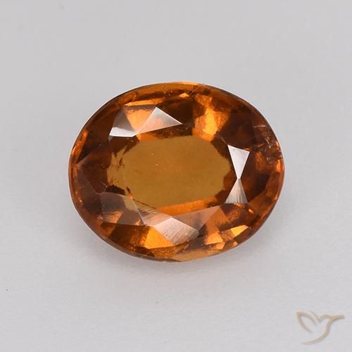 1.27ct Natürlicher tieforange Hessonit-Granat, Oval, VS