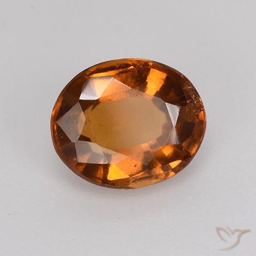 9,17 ctw natürlicher tieforange Hessonit-Granat, Oval, VS