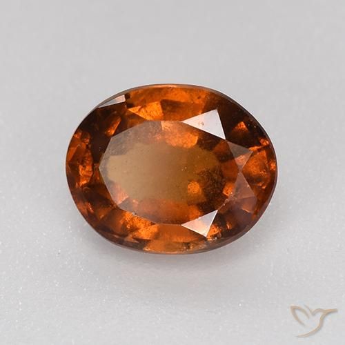 9,17 ctw natürlicher tieforange Hessonit-Granat, Oval, VS-SI