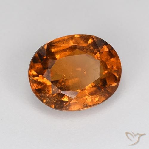 9,17 ctw natürlicher Amber Orange Hessonit-Granat, Oval, VS-SI