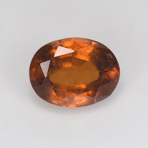 9,17 ctw natürlicher Amber Orange Hessonit-Granat, Oval Schliff, VS-SI