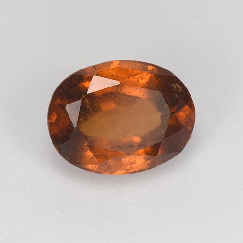 9,17 ctw natürlicher Amber Orange Hessonit-Granat, Oval Schliff, VS-SI