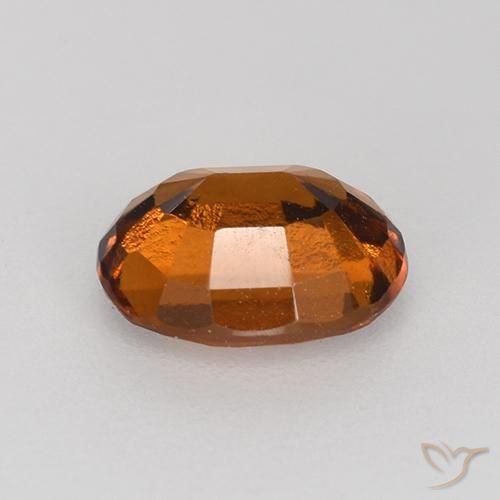 9,17 ctw natürlicher Mitteldunkles Orange Hessonit-Granat, Oval, VS