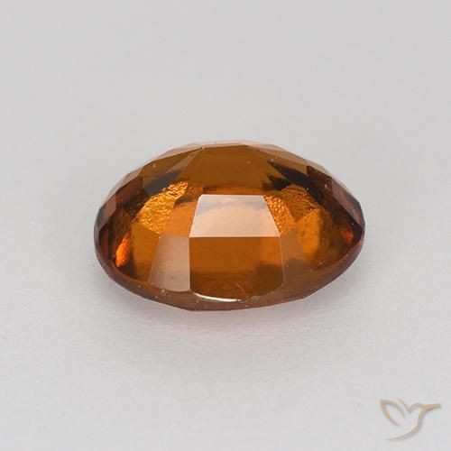9,17 ctw natürlicher Mitteldunkles Orange Hessonit-Granat, Oval, VS