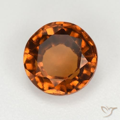 9,17 ctw natürlicher Amber Orange Hessonit-Granat, Runden, VVS-VS