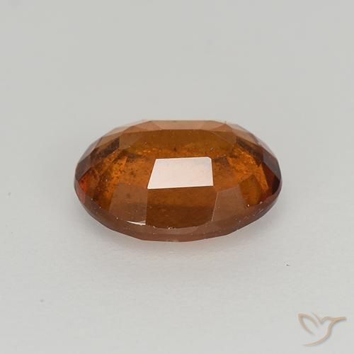 9,17 ctw natürlicher Mitteldunkles Orange Hessonit-Granat, Oval, VS-SI