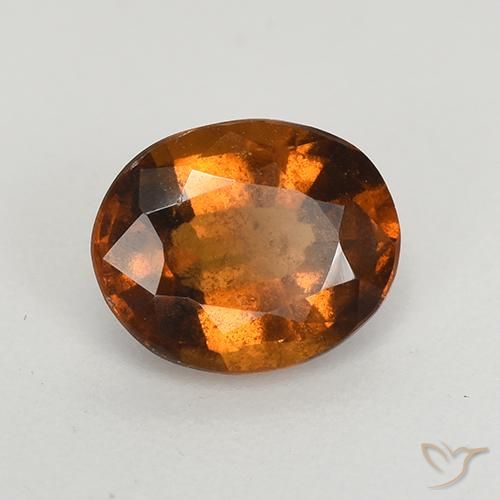 9,17 ctw natürlicher Amber Orange Hessonit-Granat, Oval, VS-SI