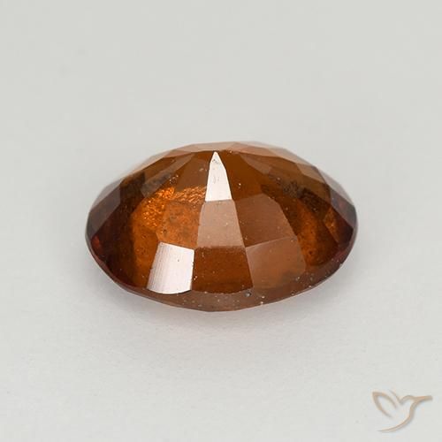 9,17 ctw natürlicher Dunkelorange Hessonit-Granat, Oval, VS-SI